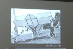 Terry Fallis' first hang glider.